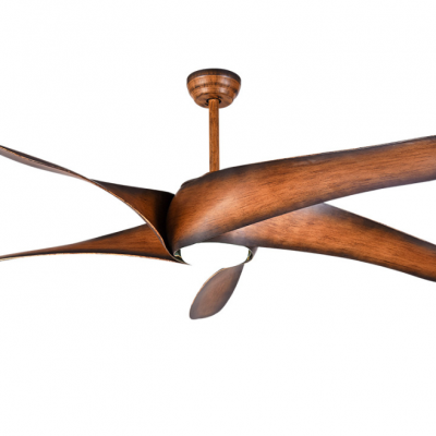 60 inch Nordic retro fan light, 6-speed variable frequency fan light, （Wechat:13510231336）