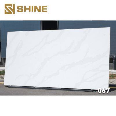 Widely Used Super White Quartz Stone/Quartz Slab Engineered for Kitchen Countertop Pure White Quartz photo-5