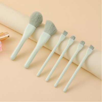 Customized Candy Colored Makeup Brush Six Pack Multifunctional Portable Boxed Makeup Brush Eye Beauty Tool Set photo-3