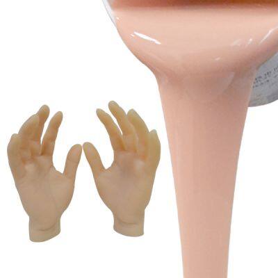 Free Sample Platinum Based Silicon Casting Materials Silicone Rubber Artificial Limbs