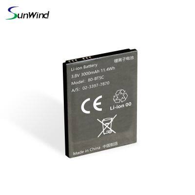 3.7V Li-ion 3000mAh Rechargeable Lithium Ion Battery for Point Mobile 80-BTSC PM80 photo-3
