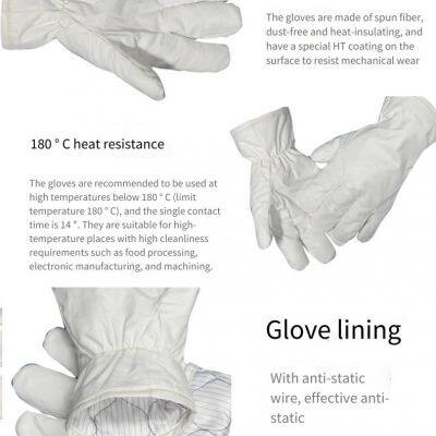 High-temperature Resistant Gloves, Dust-free High-temperature Resistant Gloves up to 180 Degrees, High-temperature Resistant Dust-free Gloves photo-4