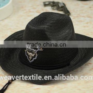 Promotion for Summer sunshade protection Straw Hat Wholesale customized Cowboy Hat Unisex