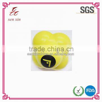 2016 new free sample colorful foodgrade natural rubber cat & dog toy balls