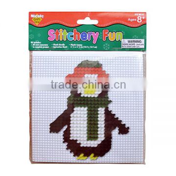 DIY craft needlework cross stitch sewing for kids