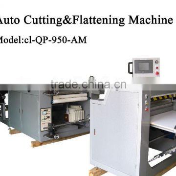 PVC PET Plastic Film Automatic Flattening and Cutting Machine