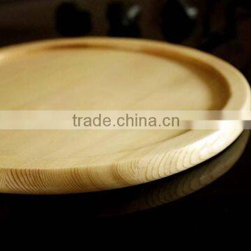 Bamboo Cutting Board Wood Pizza Peel / Cutting Board / Serving Tray Round Pizza Cutting Board photo-5