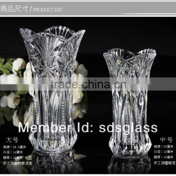 high quality tall glass vase for wedding