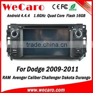 Wecaro WC-JC6235 Android 4.4.4 car dvd player indash for dodge touch screen radio 2009 2010 2011 USB SD