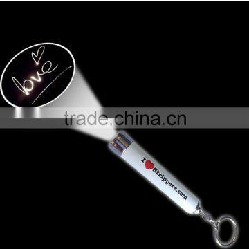 Promotional Item for Christmas Led Projector Keychain,led Flashlight Key Ring,flas Led Keychain Light With Logo Laser photo-6