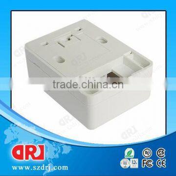 RJ45/RJ11 cat wall mounted box wall dimmers frame