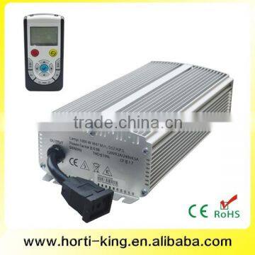 Hydroponic 1000W Grow Lamp Dimmable Electronic Ballast With Timer