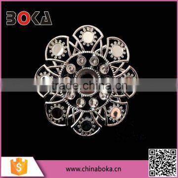 BOKA ABS Plastic Silver Flower Buckle for Dress