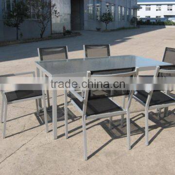 Mesh aluminum nova garden furniture set