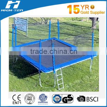 Square Trampoline with Enclosure