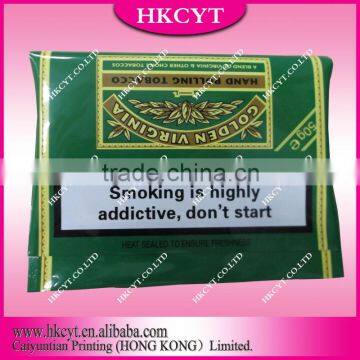 Rolling smoking bag/Hand rolling tobacco bag/Customized design logo envelope tobacco bag