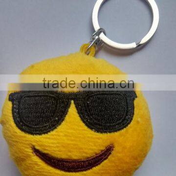 Free sample Emoji keychain/New wholesale Emoji Key Chain 3Styles/stuffed emoji keychains