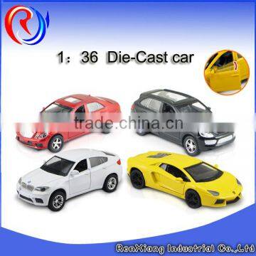 1:36 pull back toy miniature die cast model car