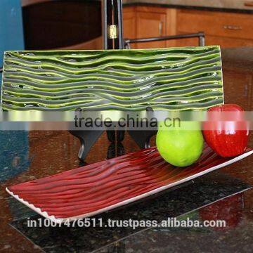 Aluminum Enamel Service Tray