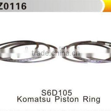 PISTON RING FOR KOMATSU S6D105