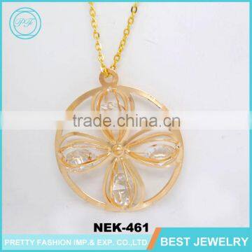 funky promotional china wholesale crystal glowing pendant necklace