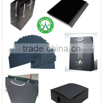 250gsm C1S black paper,is coated one side black board