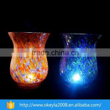 chinese blown glass vase for centerpiece