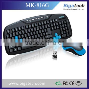 Latest Computer gaming mini wireless keyboard and mouse combo