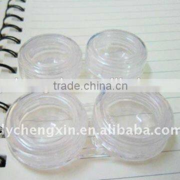 CE colored lenses solutions stock transparent environmental contact lens case/container/box