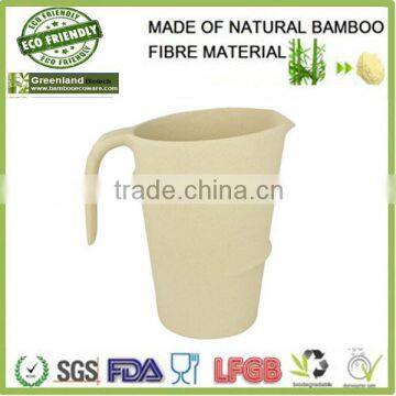 GO GREEN bamboo fibre eco mug, eco friendly large water cups