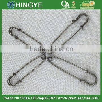 Wholesale High Quality 80mm Antique Brass Safety Pin for Sweater photo-3