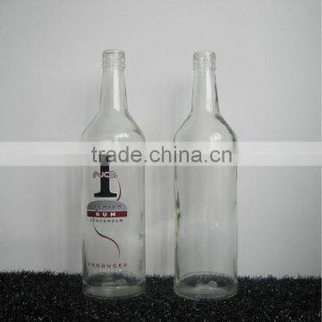 750ML RUM GLASS BOTTLES FOR SALE