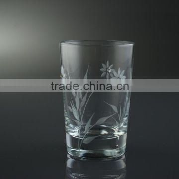 Beyaz Crystal Stoned Water Glass