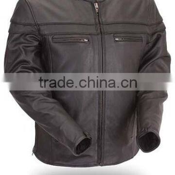 Men Motorbike racing Leather Jacket/Motorcycle Biker Jacket/ custom leather jacket