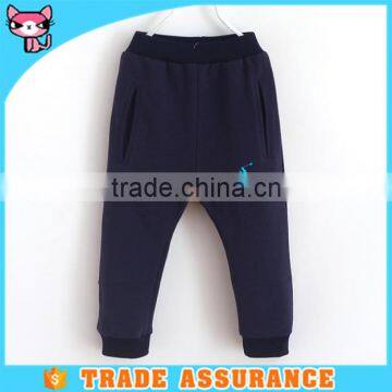 China supplier navy blue harem pants for kids