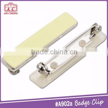 Best metal locking safety pin with high bond adhesive tape back