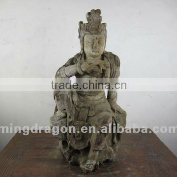 chinese antique furniture tune wood buddha