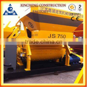 CE&SGS certificate!37.5m3/h Capacity!Twin-shaft force type!JS 750 block making mixer