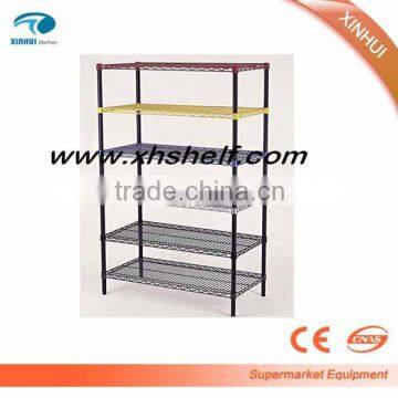 NSF Heavy duty Iron display wire shelf with chrome