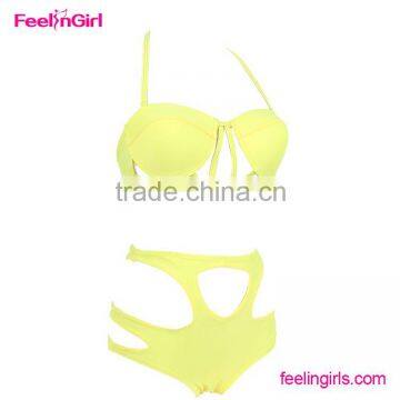 Sexy Women's Wild Bodycon Lace-up Beachwear photo-4