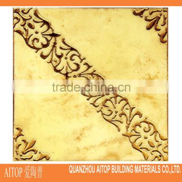 china polish decorative wall tile gold design