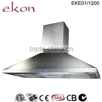 SAA CB GS CE Approved 2000m3/hr Twin Motors 150cm Stainless Steel Commercial Range Hood photo-2