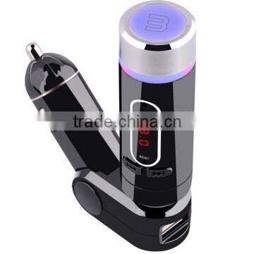 Multi-Function Bluetooth Car FM transmitter Enabled MP3 Player Kit with LED Display Line-in and USB Port Charger