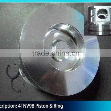 4TNV98 Excavator Engine Spare Parts 4TNV98 Liner Kit 4TNV98 Piston YM129907-22090