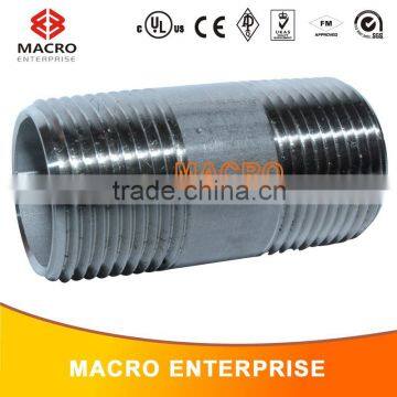 chromed plated plumbing barrel nipple/ npt threaded pipe nipples