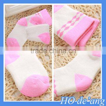 Hogift 2016 Hot Selling Simple Soft Cotton Baby Socks Thick Warm Socks for Children MHo-210 photo-2