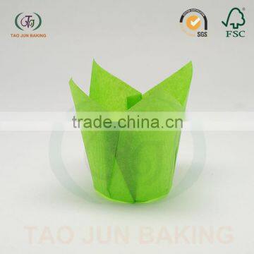 Baking Cups for Cake Flower Petal Paper Cups Printed Color SGS certificated Paper