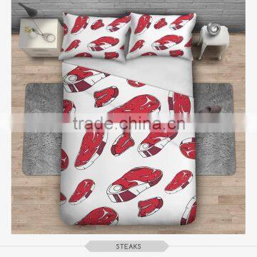 Wholesale 3D Print Bedding Sets Soft Home Textile Four Season Collection Colorful Print Funny Animal Children Printing photo-3