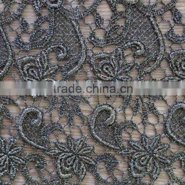 Cheap best selling flower embroidery chemical fabric