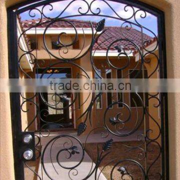 decorative single iron garden gate designs